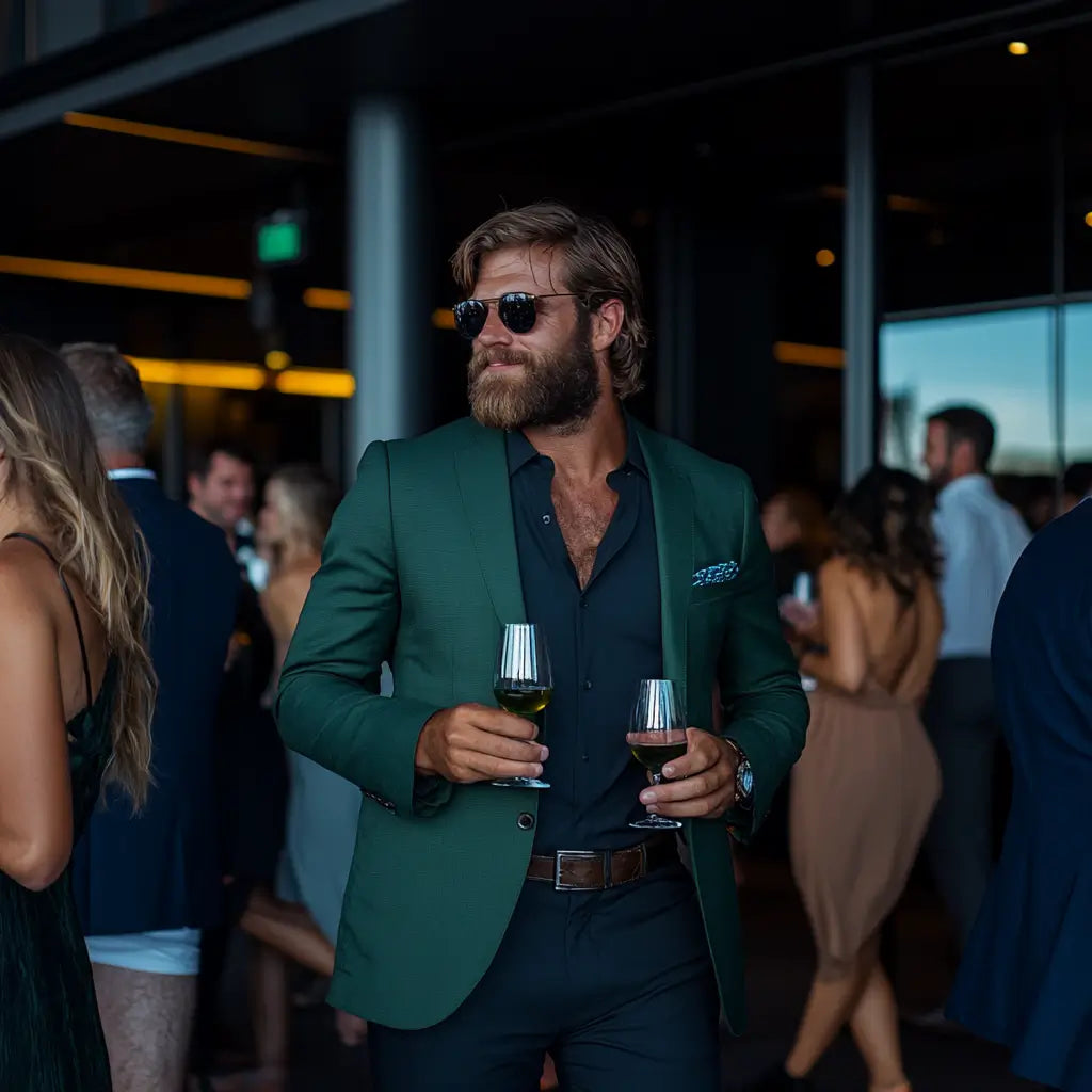 Wie staat een groen pak?