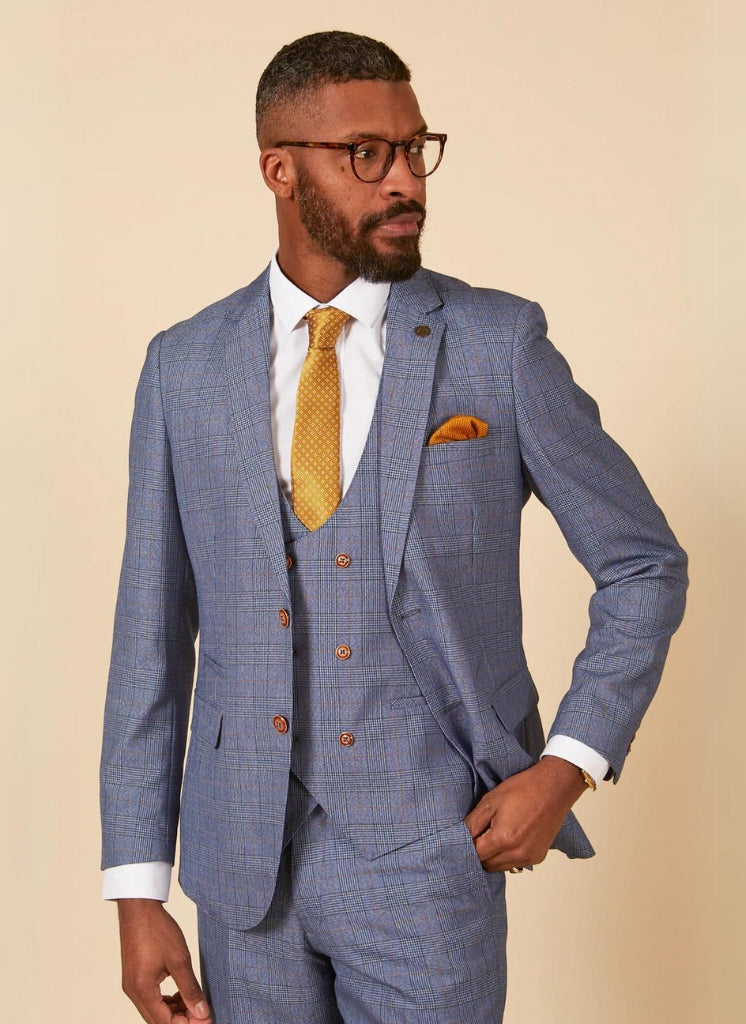 Marc Darcy - Colbert George Light Blue Check