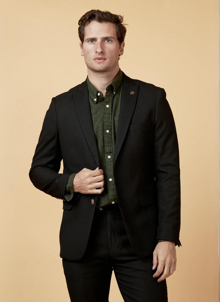 Marc Darcy - Colbert Max Single Breasted Zwart