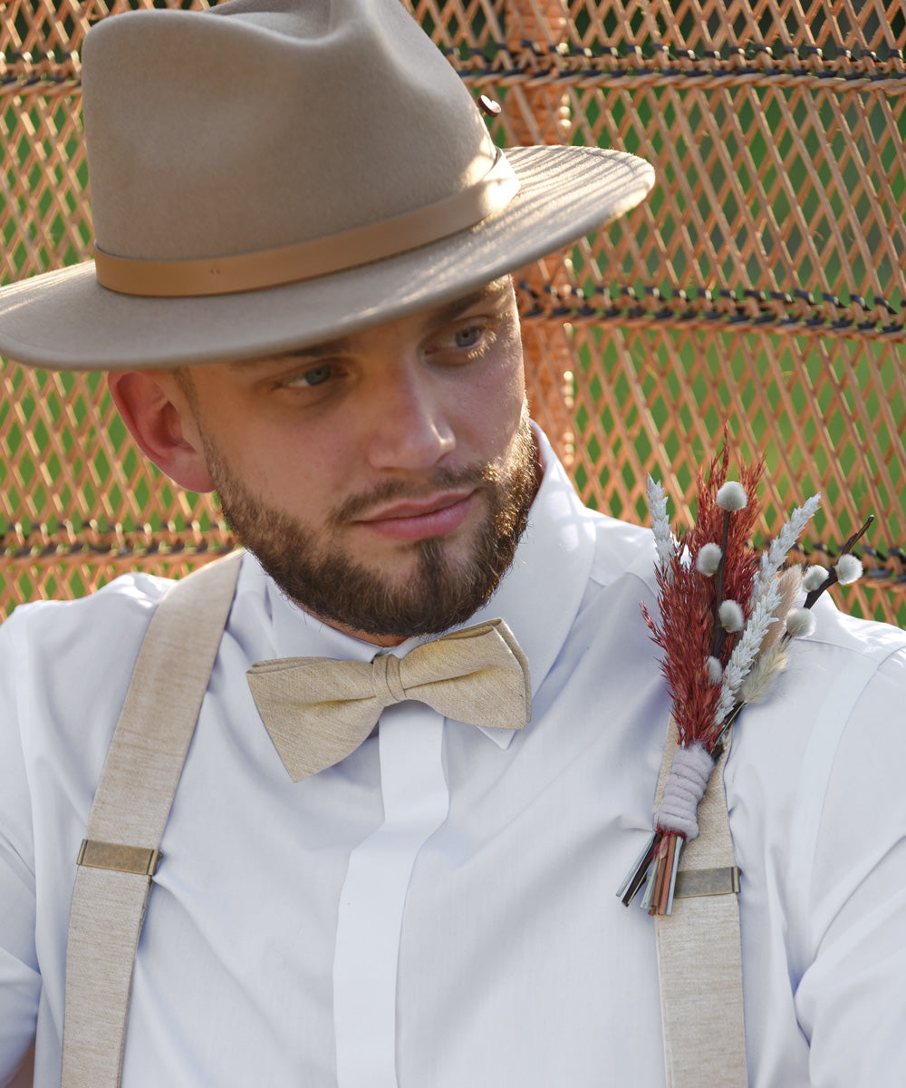Hängslen Gentleman Set Festa Fortuna sabbia
