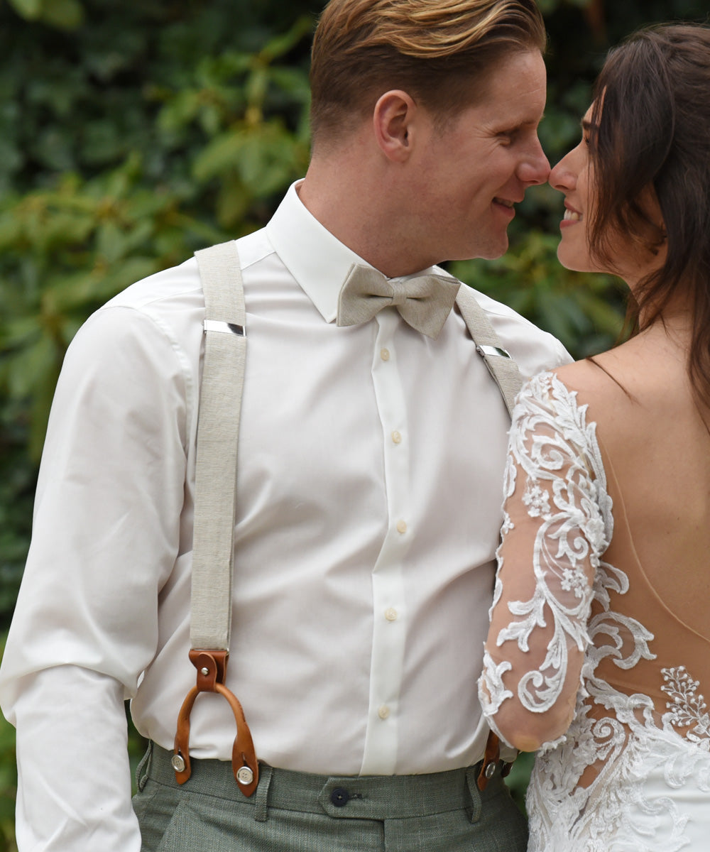 Hängslen Gentleman Set Gracefull Groom sand