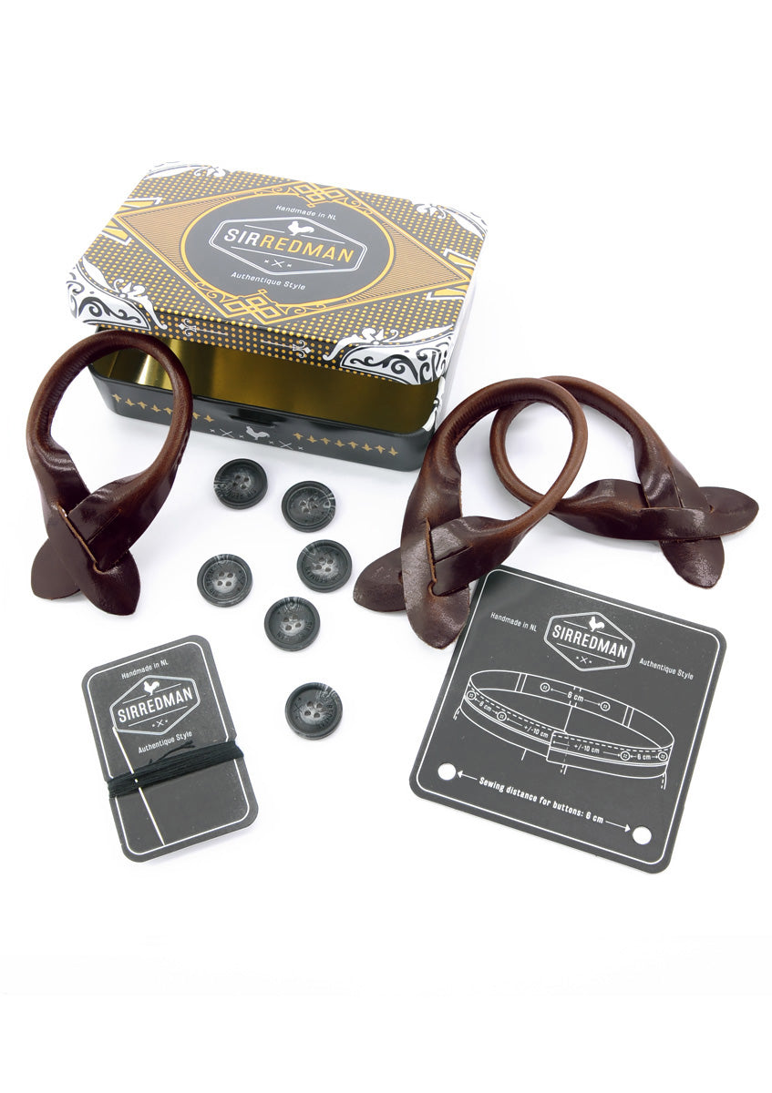 Bretels Gentleman Set Sposo Stiloso rouge