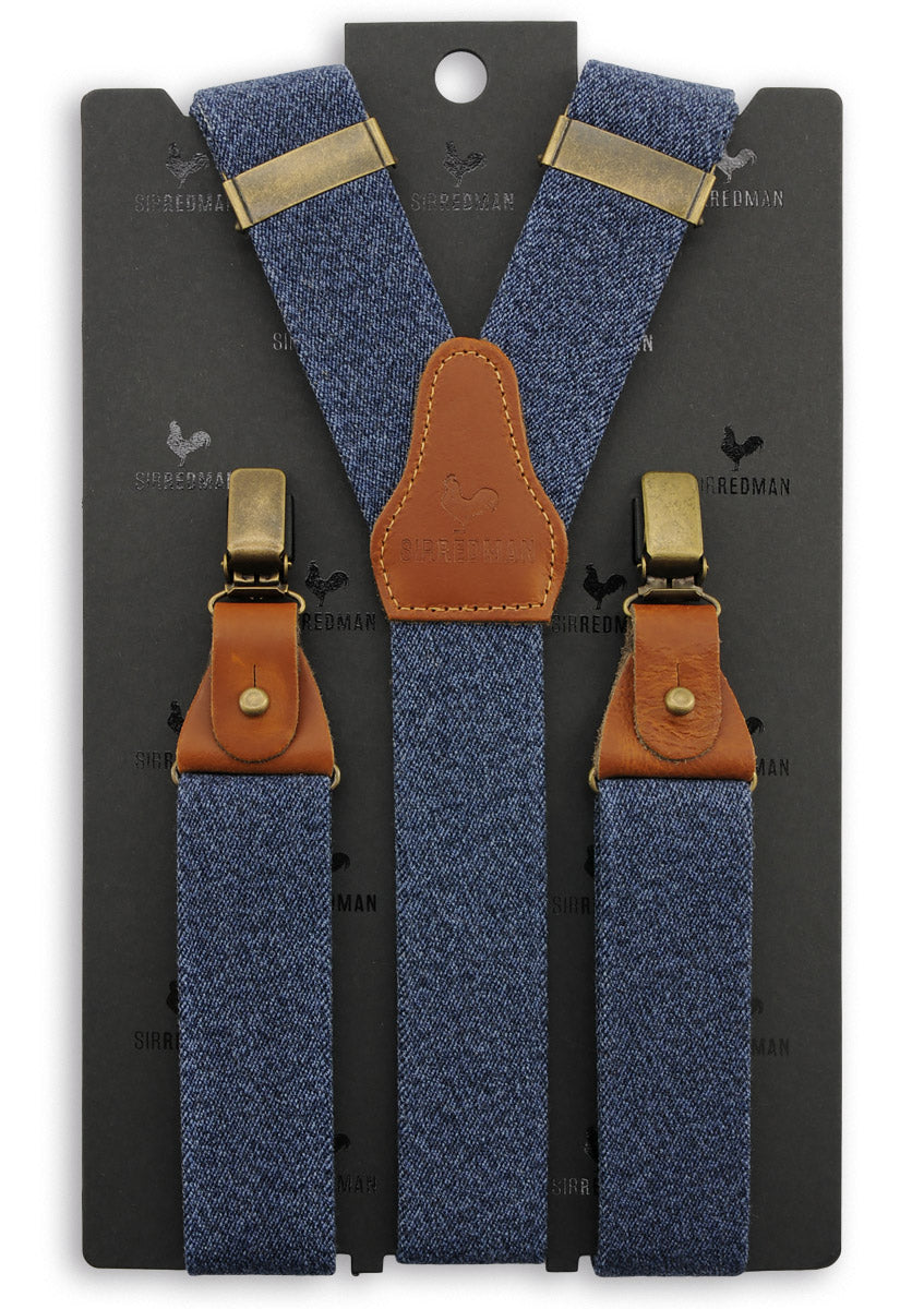 Hängslen Classic Luxe Denim Urban blå