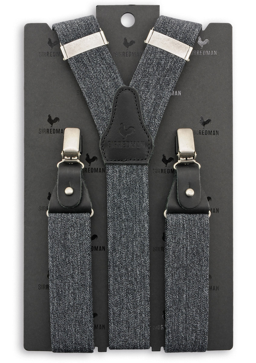 Hängslen Classic Luxe Denim Urban svart