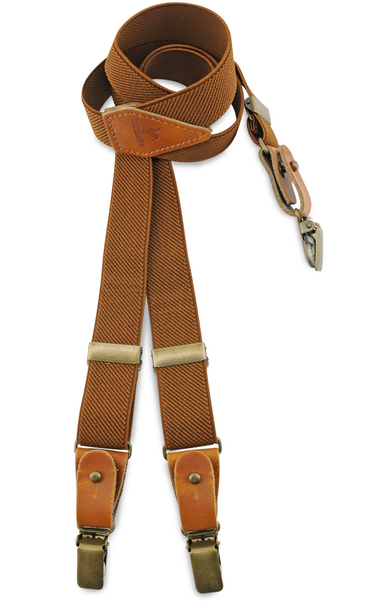 Hängslen barn Herrset Cody Cognac