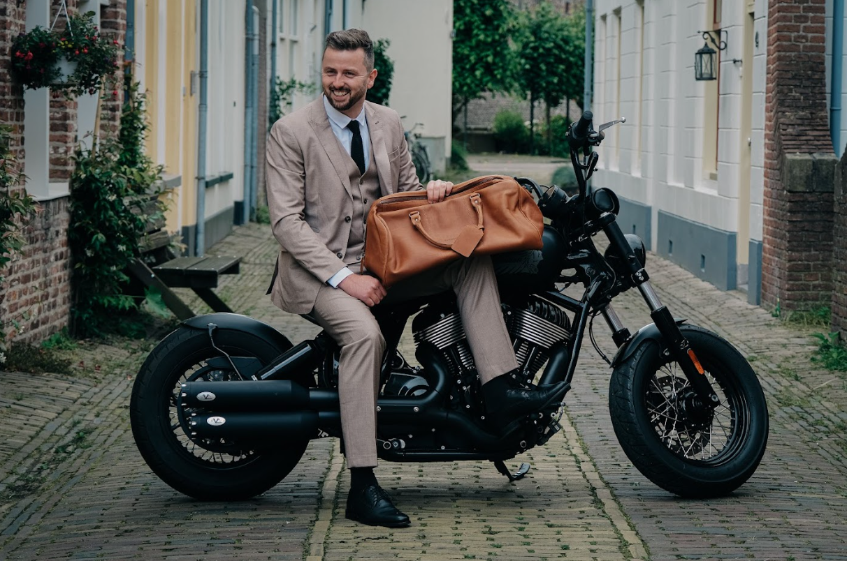 CASTLESON Major - Driedelig Herenpak Beige