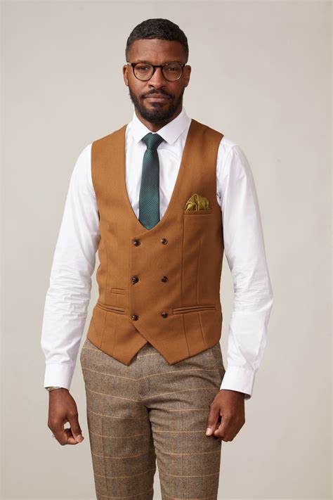 HISDERN Vesten voor mannen klassiek effen kleur vest HISDERN Vesten voor mannen klassiek effen kleur vest