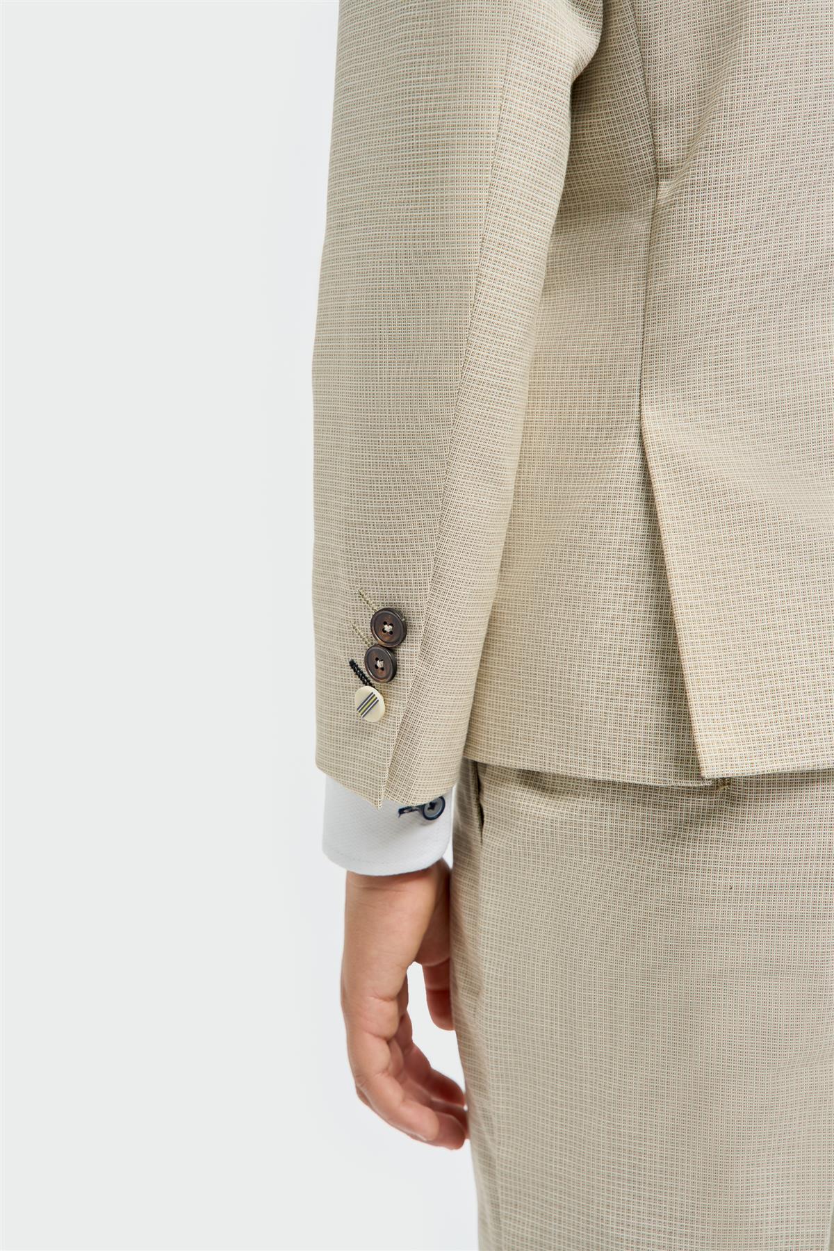 Barndräkt i tre delar - Hampton Beige