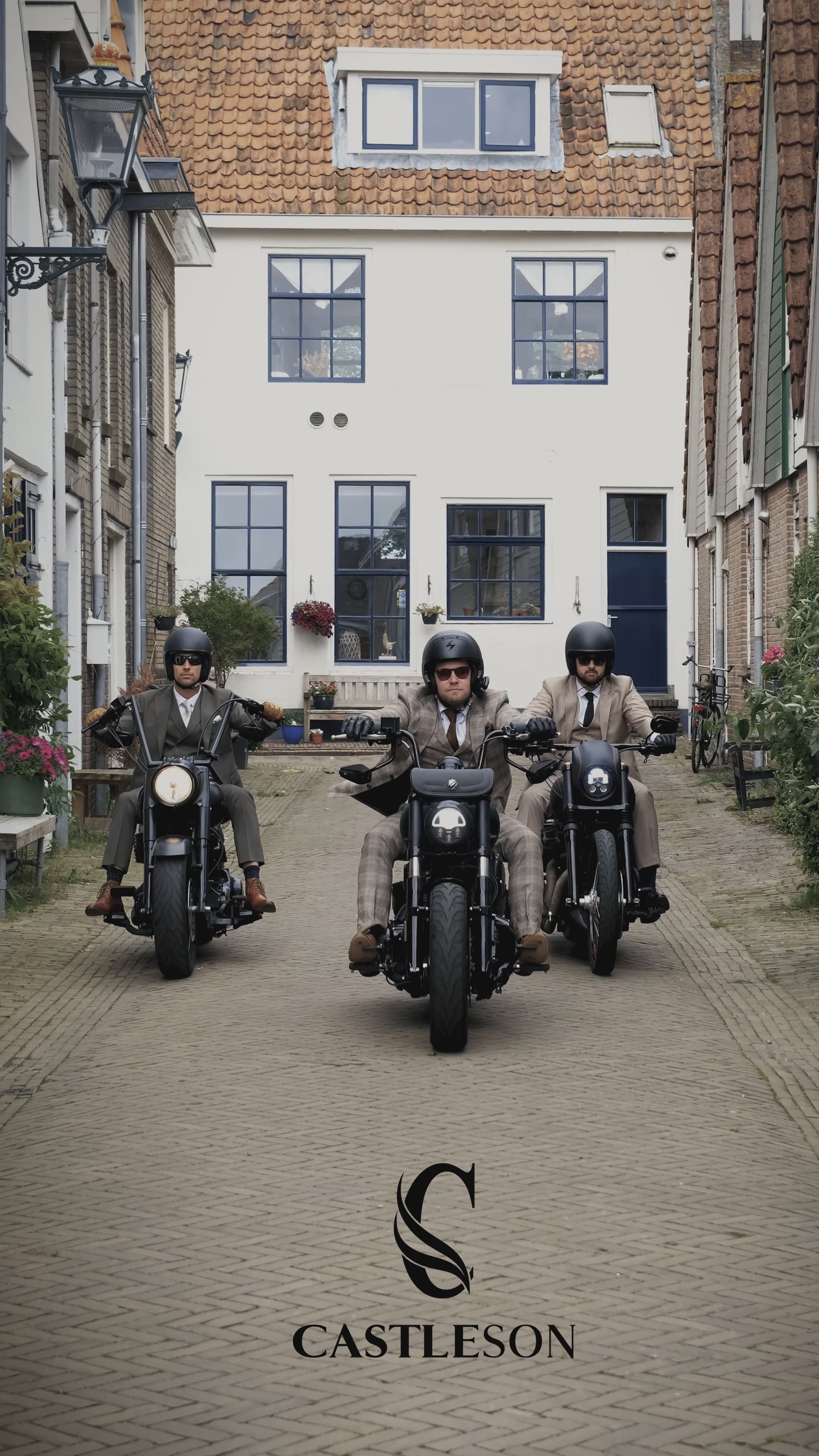 CASTLESON Major - Driedelig Herenpak Beige