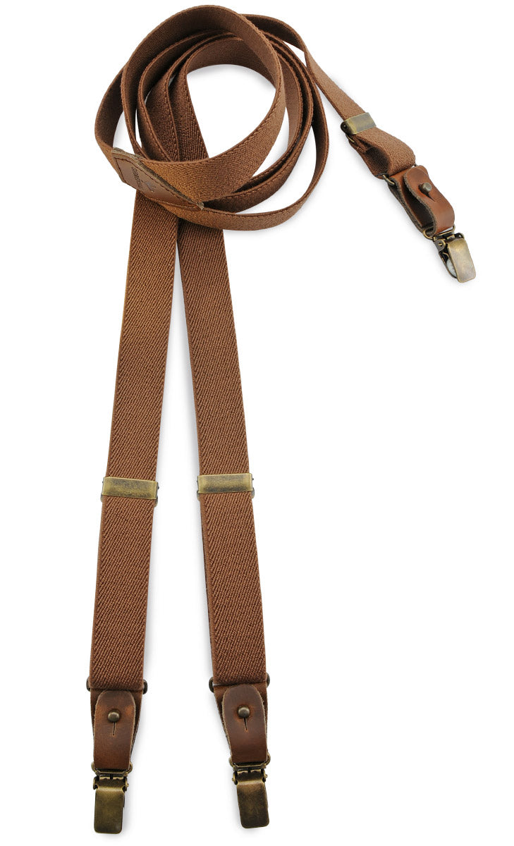 Luxe Bretels handgemaakt - Chocolate Charm - bretels
