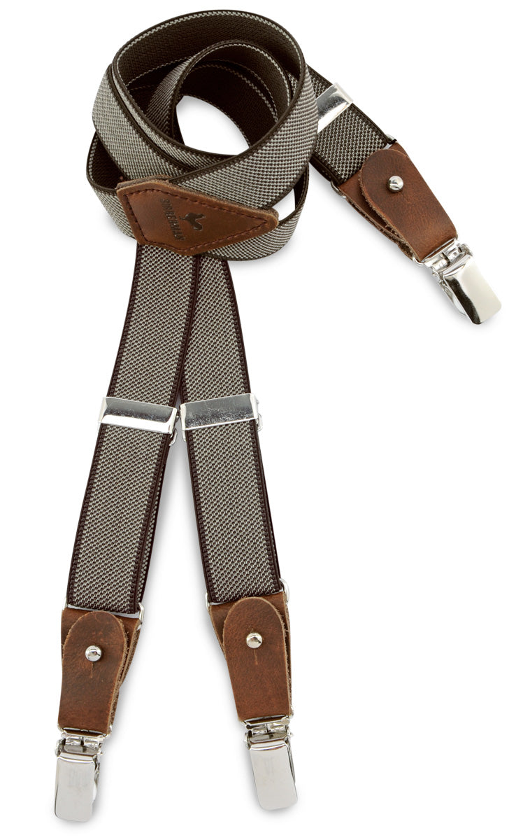 Luxe Bretels voor kinderen - Brave Brownie Bruin - bretels