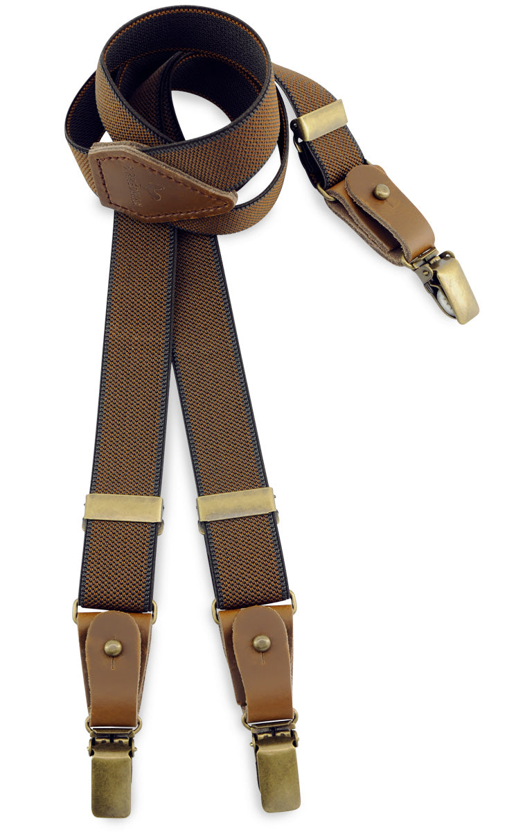 Luxe Bretels voor kinderen - Riddle Woods Brown - bretels