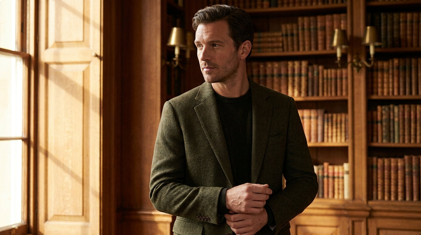 Olive Tweed Colbert & Pantalon: Hoe Draag Je Groen in een Formele Look?