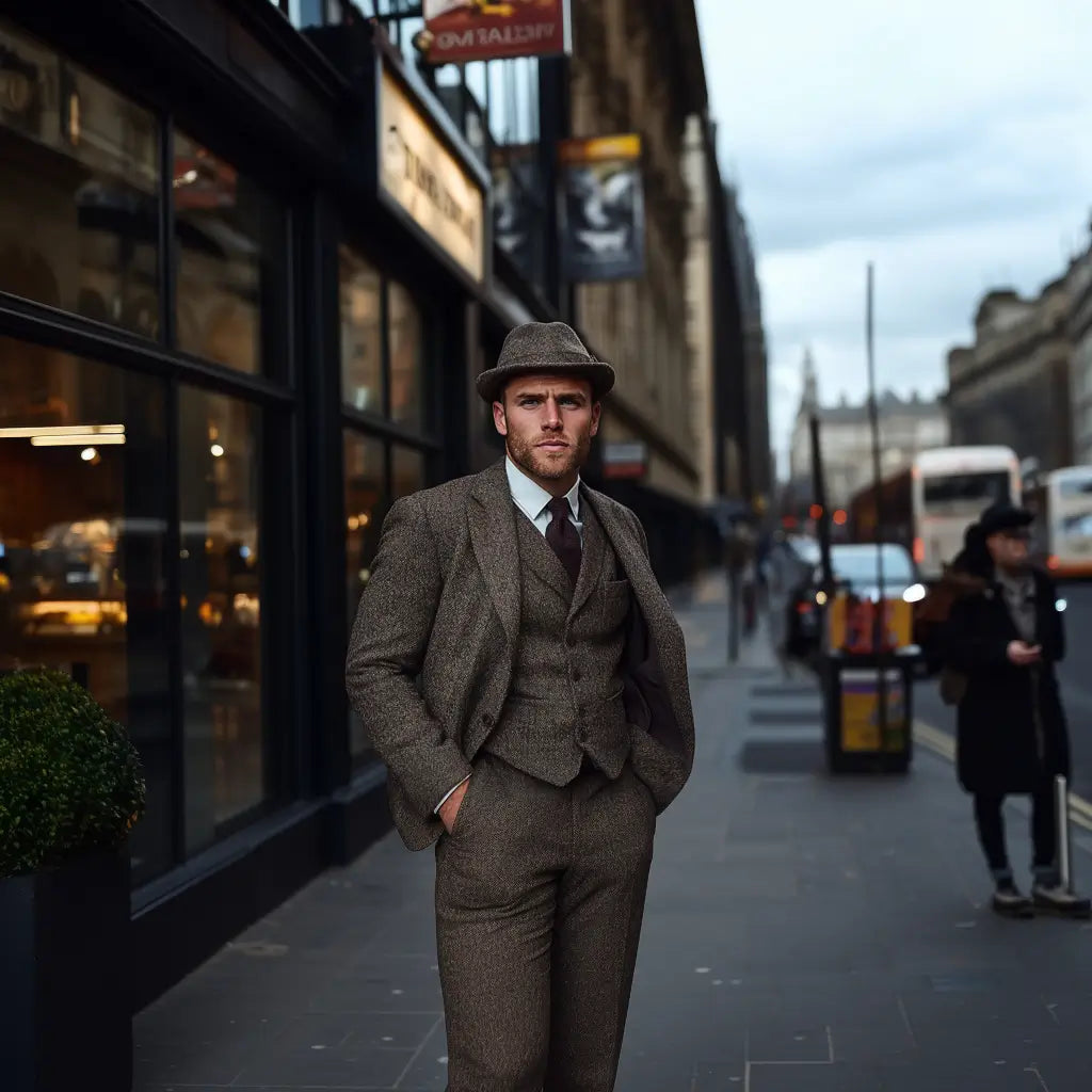 Wanneer draag je een tweed pak?