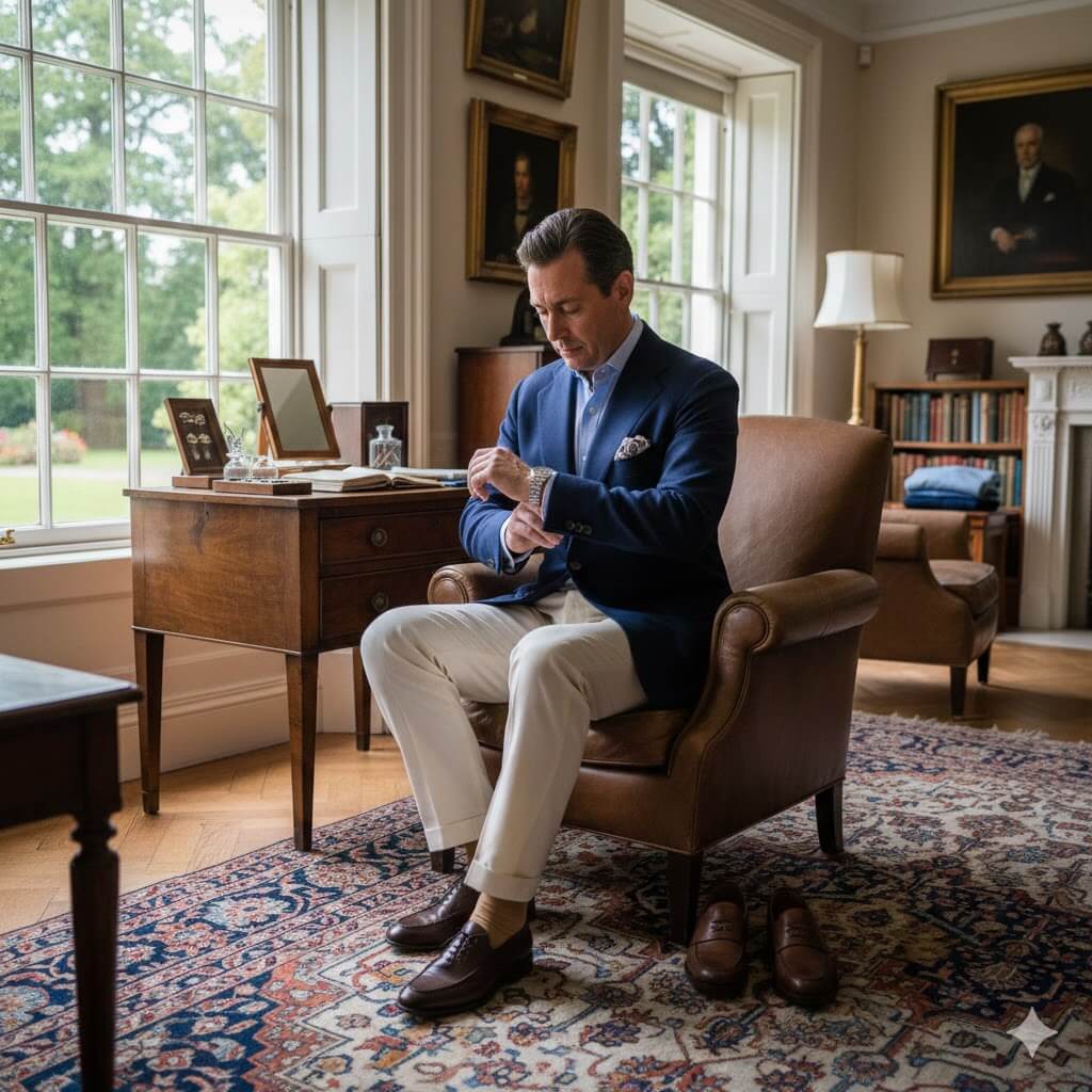 Wat voor soort broek past bij de Old Money Style?