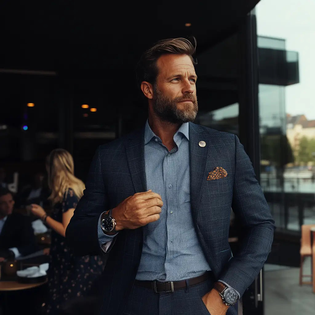 Kan een trouwpak zonder colbert?