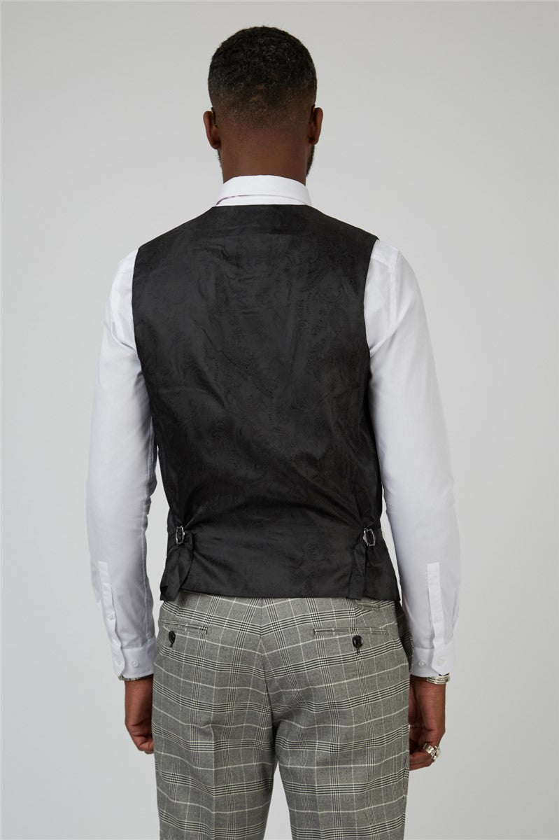 Kelvin Black Gilet - Single Breasted - gilet