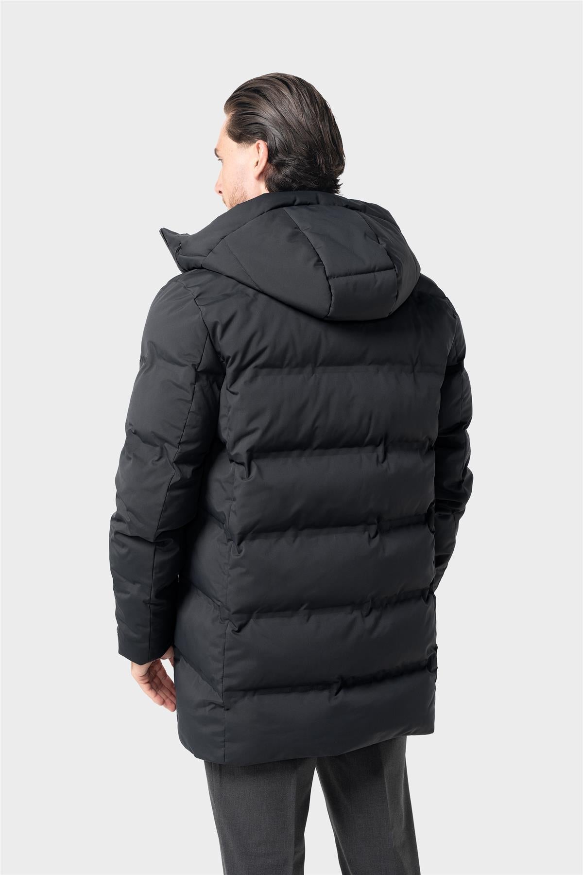 Cavani Delray Black - Lange pufferjas heren 3
