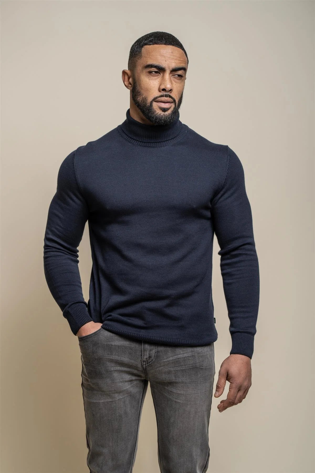 BOSS Leno slim fit trui wol, heren pullover met O-hals, zwart BOSS Leno slim fit trui wol, heren pullover met O-hals, zwart