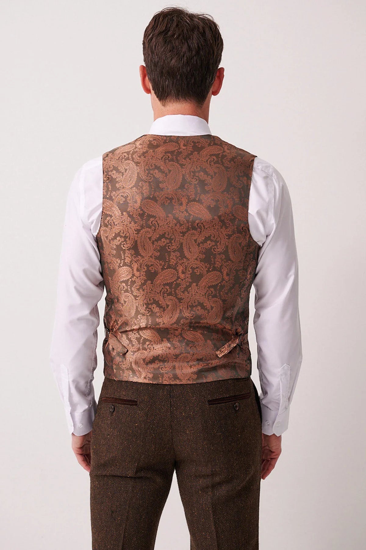 3-delig Heren kostuum Tweed Dean Brown - Marc Darcy