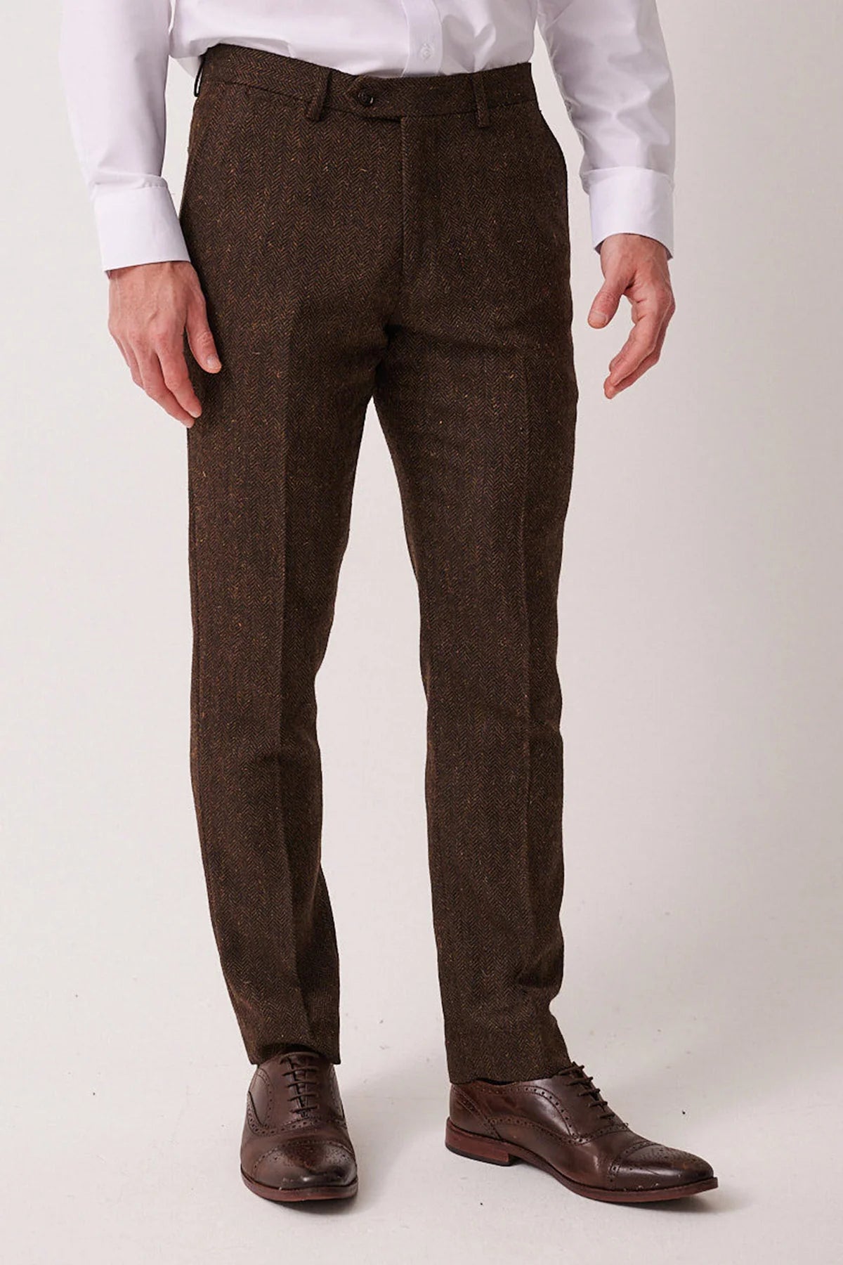 3-delig Heren kostuum Tweed Dean Brown - Marc Darcy