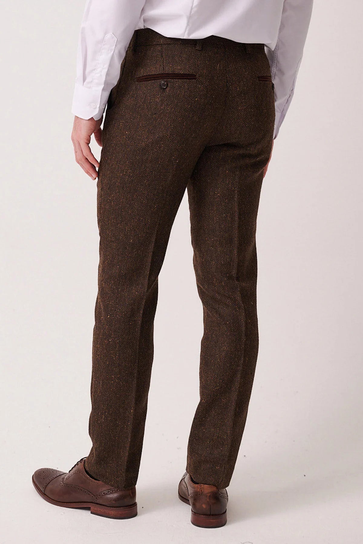 3-delig Heren kostuum Tweed Dean Brown - Marc Darcy