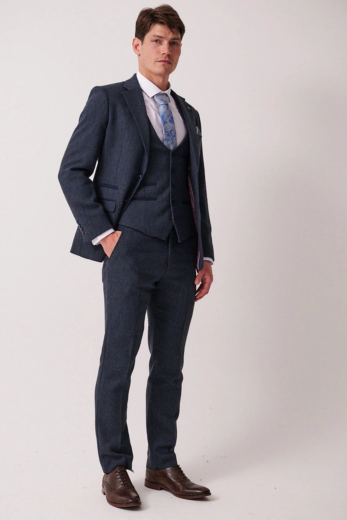 Marc Darcy - Colbert Dean Blue Tweed