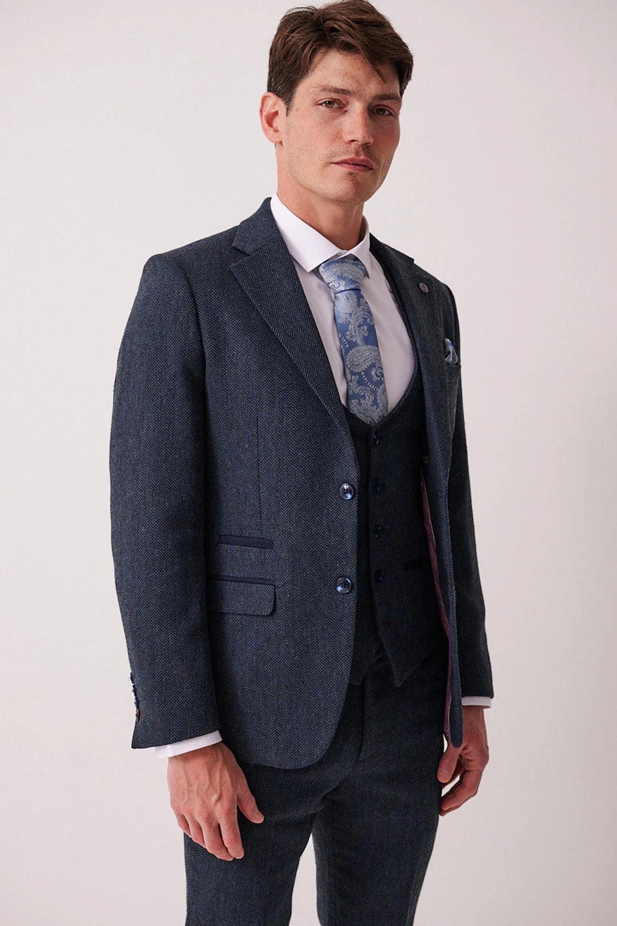 Marc Darcy - Colbert Dean Blue Tweed