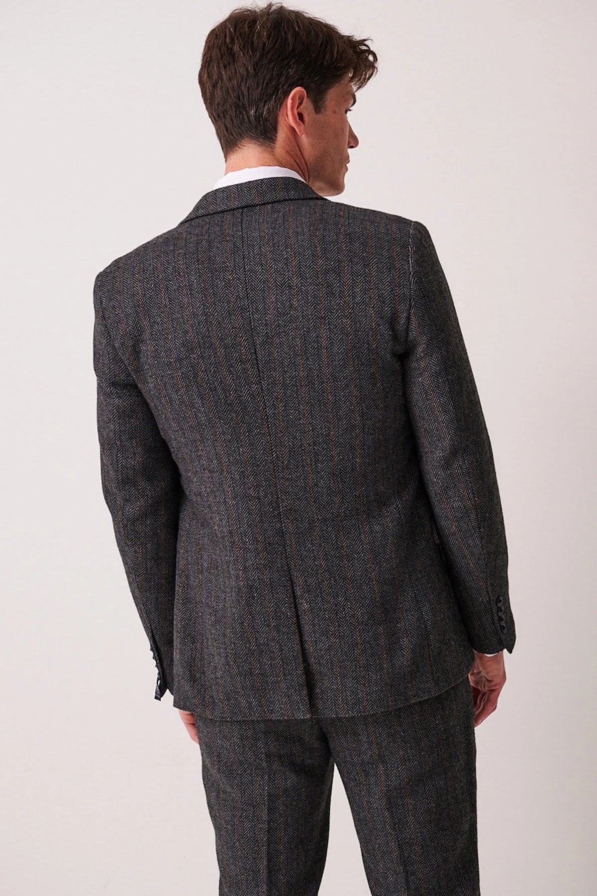 Marc Darcy - Colbert Dominic Blue Grey Tweed
