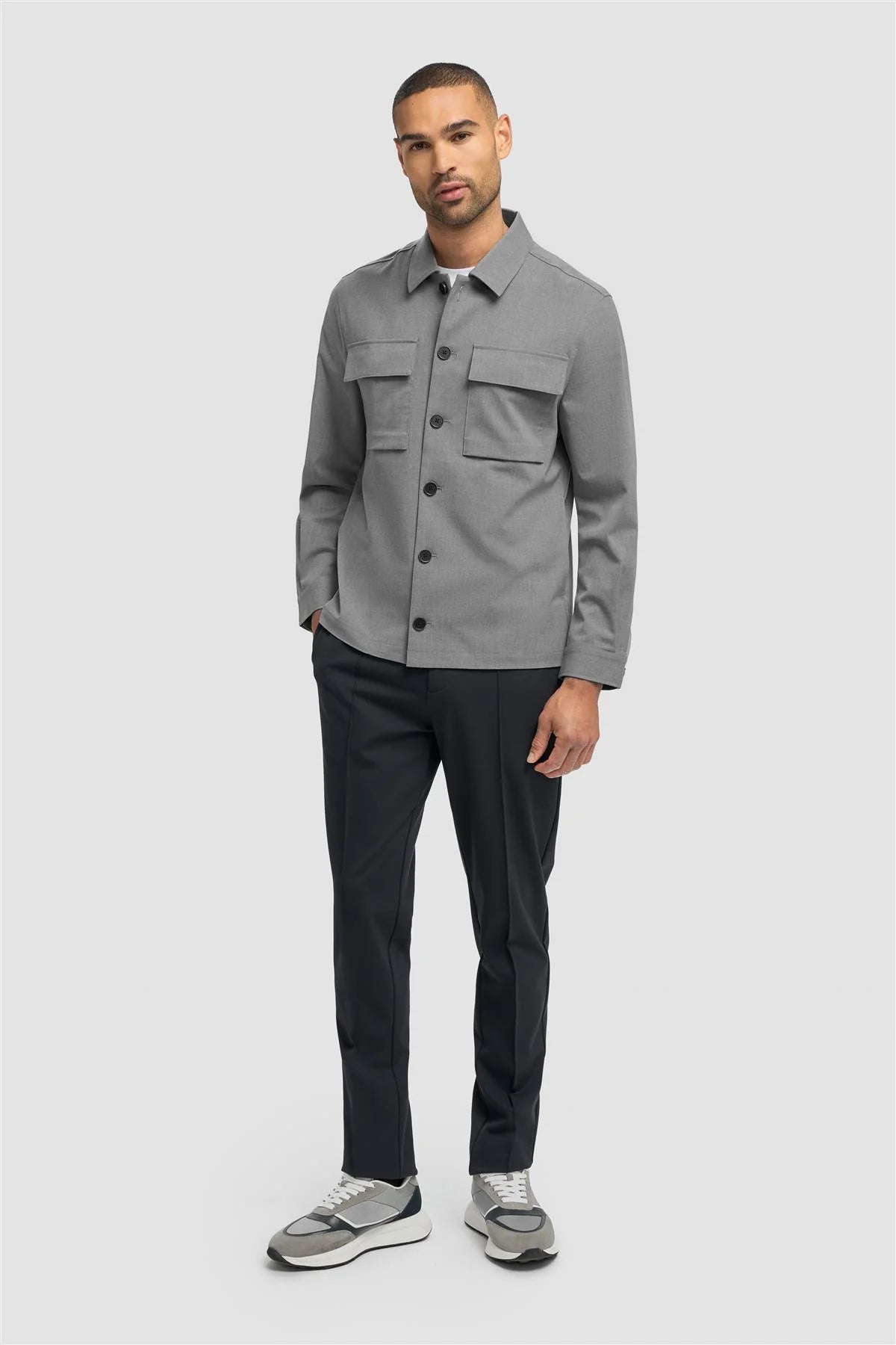 Cavani - Overshirt Danilo Grey