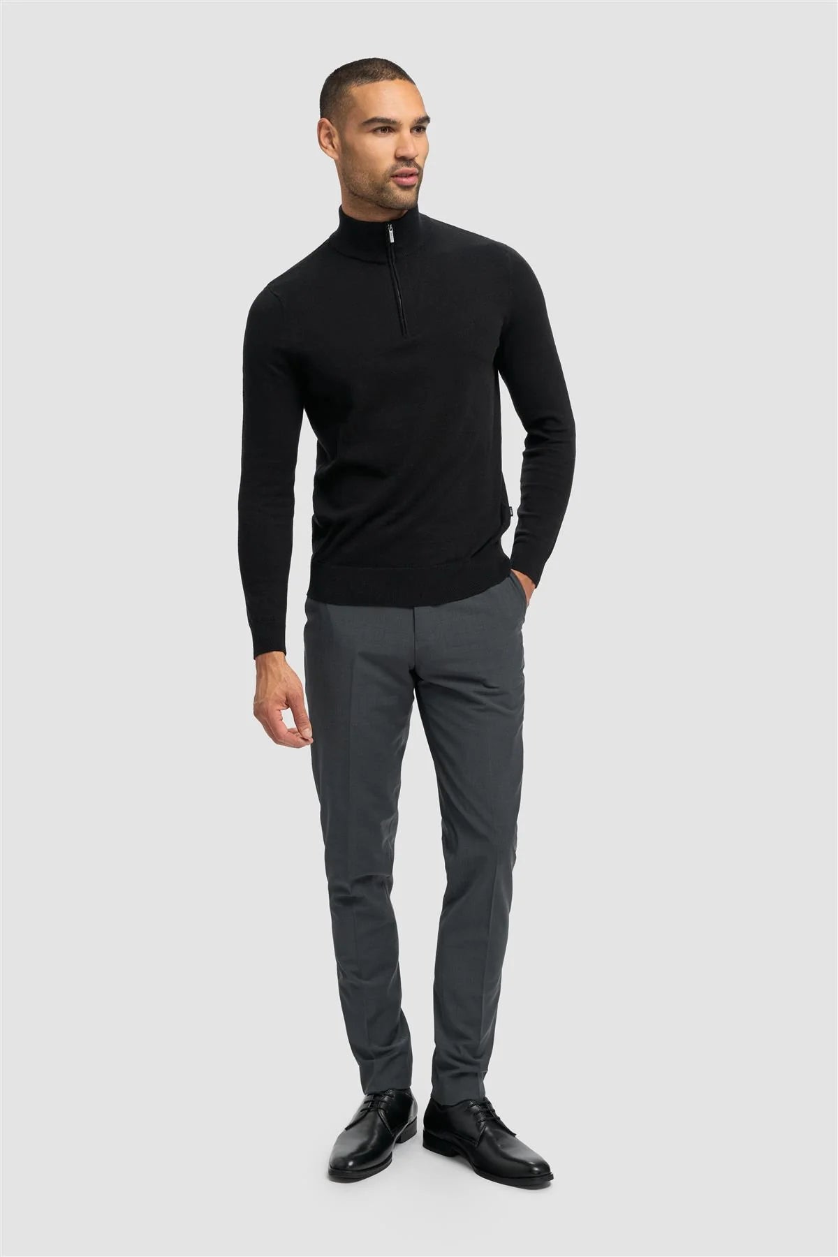 Cavani Black - Pullover Heren met Rits