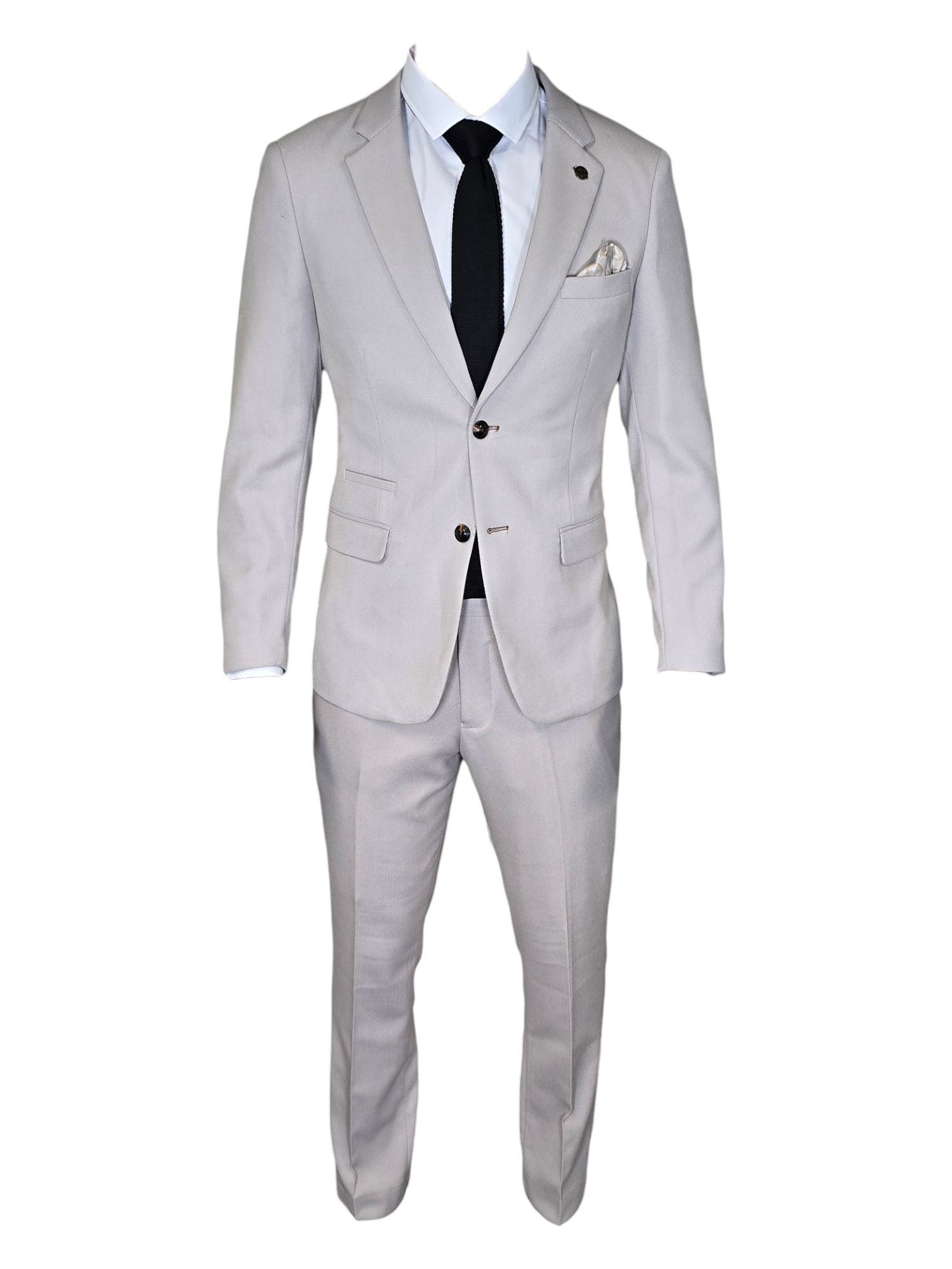 2-delig pak - Stone heren kostuum - Marc Darcy 2pc HM5 Stone suit