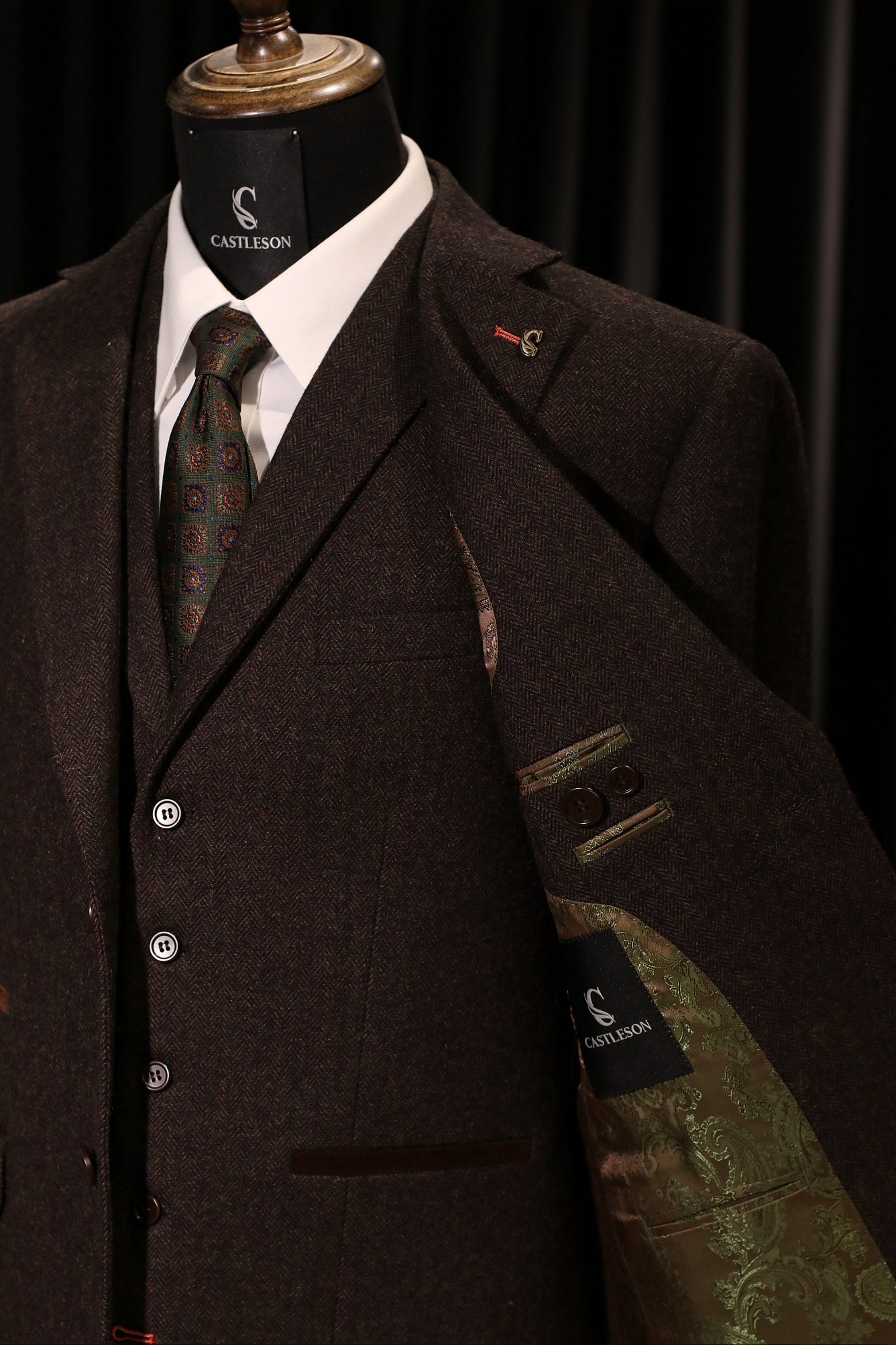 CASTLESON Chief – Gilet Bruin Heren 8