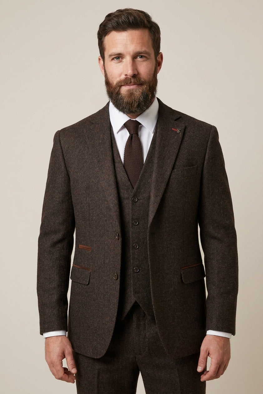 CASTLESON Chief – Gilet Bruin Heren 2