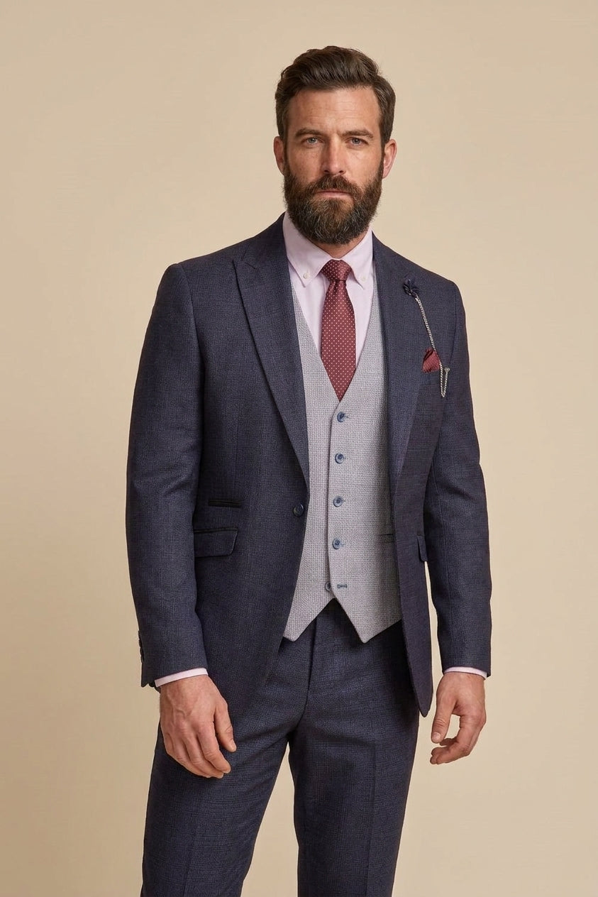 Heren kostuum Navy blue - Cavani Caridi Mix and Match — studiofoto