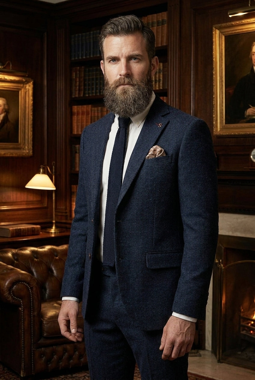 2-delig Herenpak - CASTLESON Chief Navy — sfeerfoto