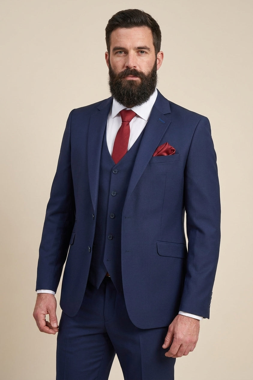 3-delig Navy Herenpak - Cavani Bond Navy — studiofoto