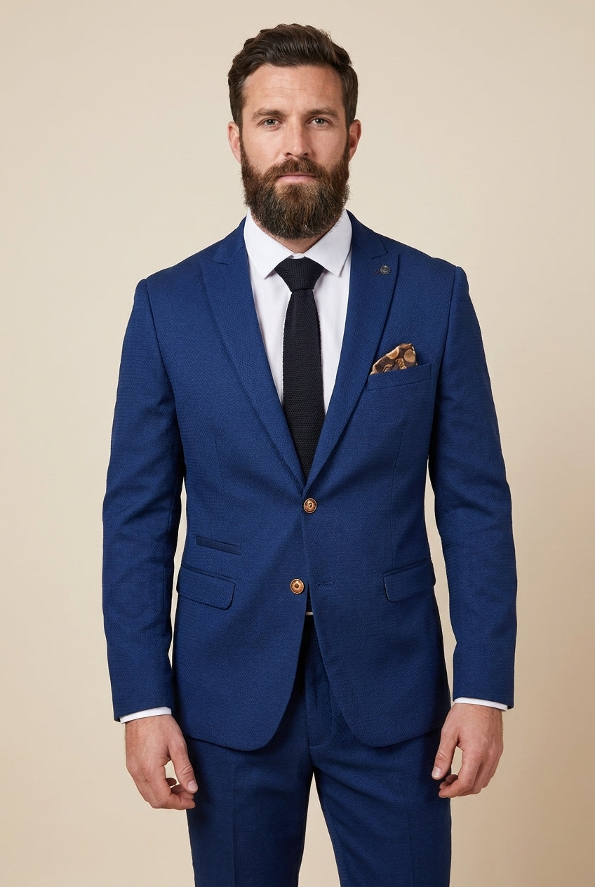 2- delig Royal blue pak -Marc Darcy Max Royal blue 2pc — studiofoto