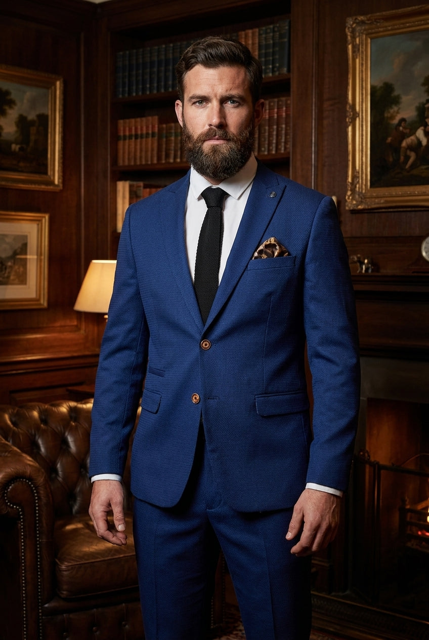 2- delig Royal blue pak -Marc Darcy Max Royal blue 2pc — sfeerfoto