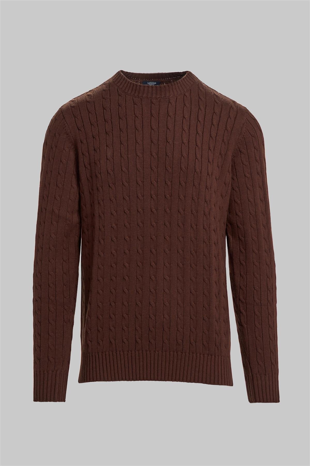 Cavani Foston Brown - Kabeltrui heren 3