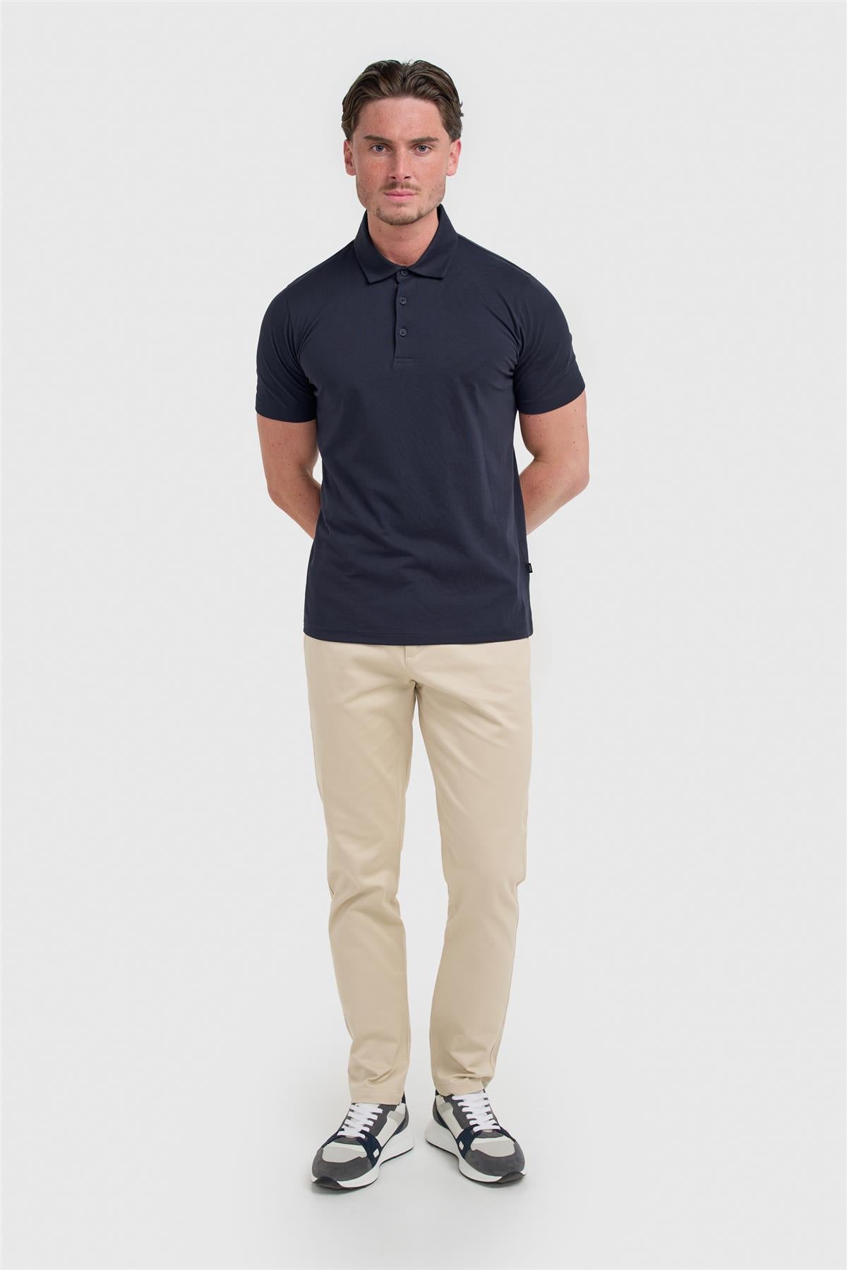 Cavani Sanchez Navy - Katoenen polo heren 2
