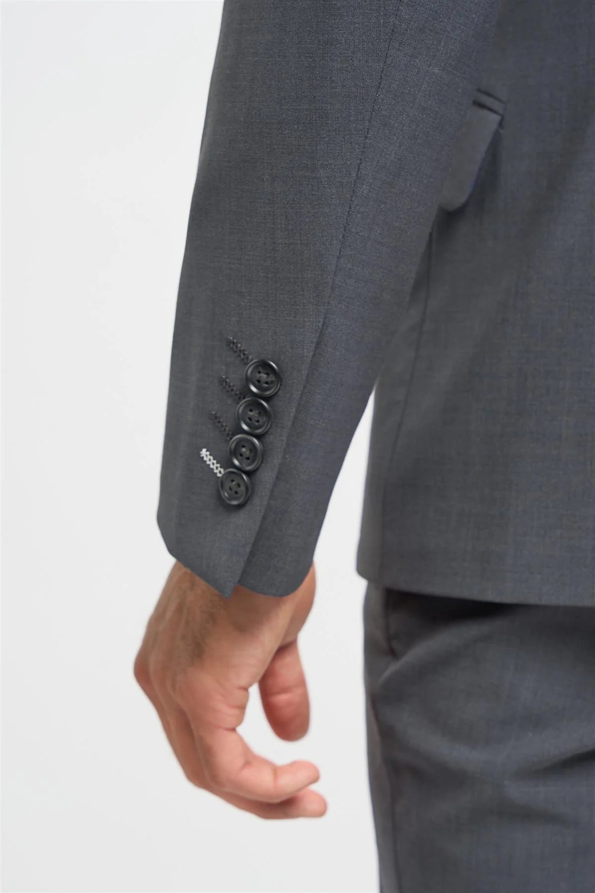 2-delig Heren kostuum - Bond Charcoal