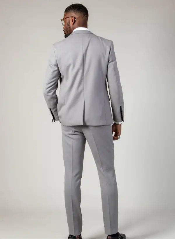 2-delig Grijs pak - Marc Darcy Edwin Silver suit 2pc. -