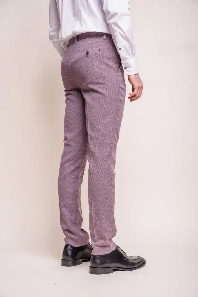 2-delig pak - slim fit heren kostuum - Cavani lilac suit 2pc