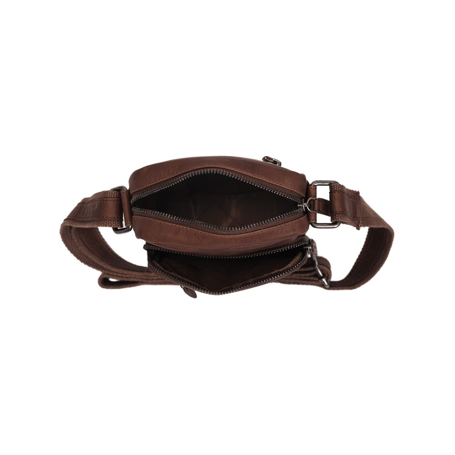 Leren Crossbody Tas Bruin Bremen