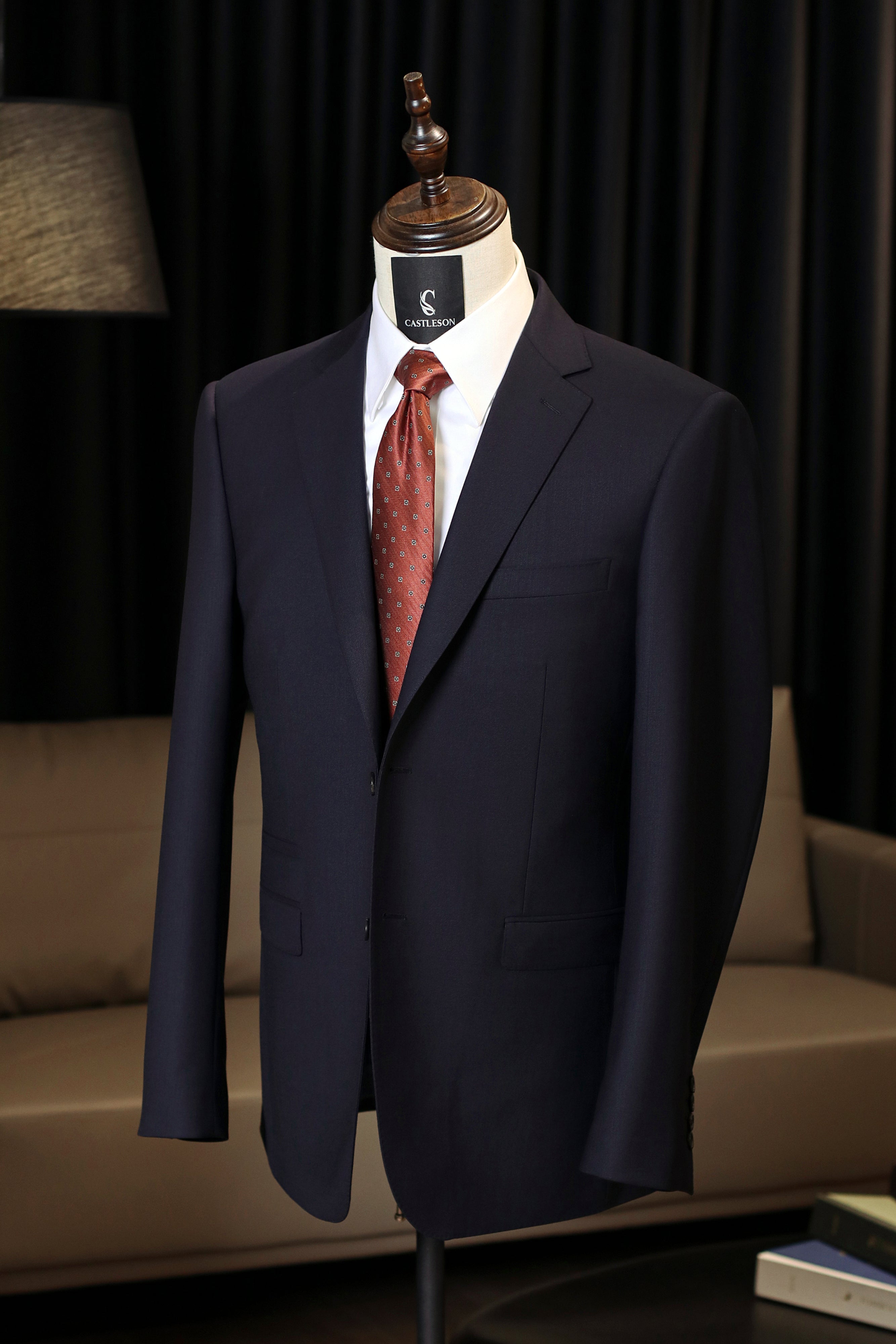 CASTLESON Guard - Tweedelig Herenpak Midnight Navy