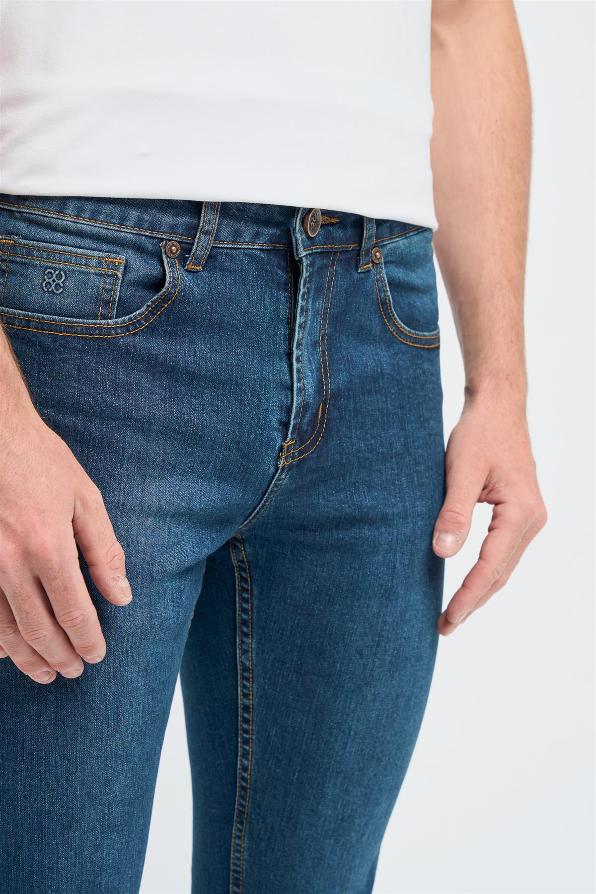 Cavani Heren Jeans - Milano Stone Wash