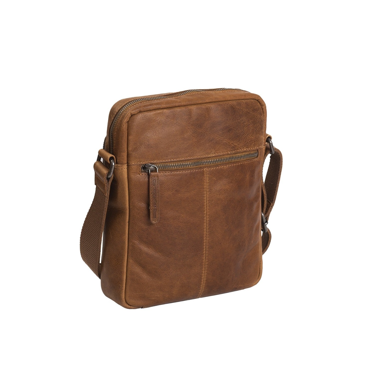 Leren Crossbody Tas Cognac Dessau