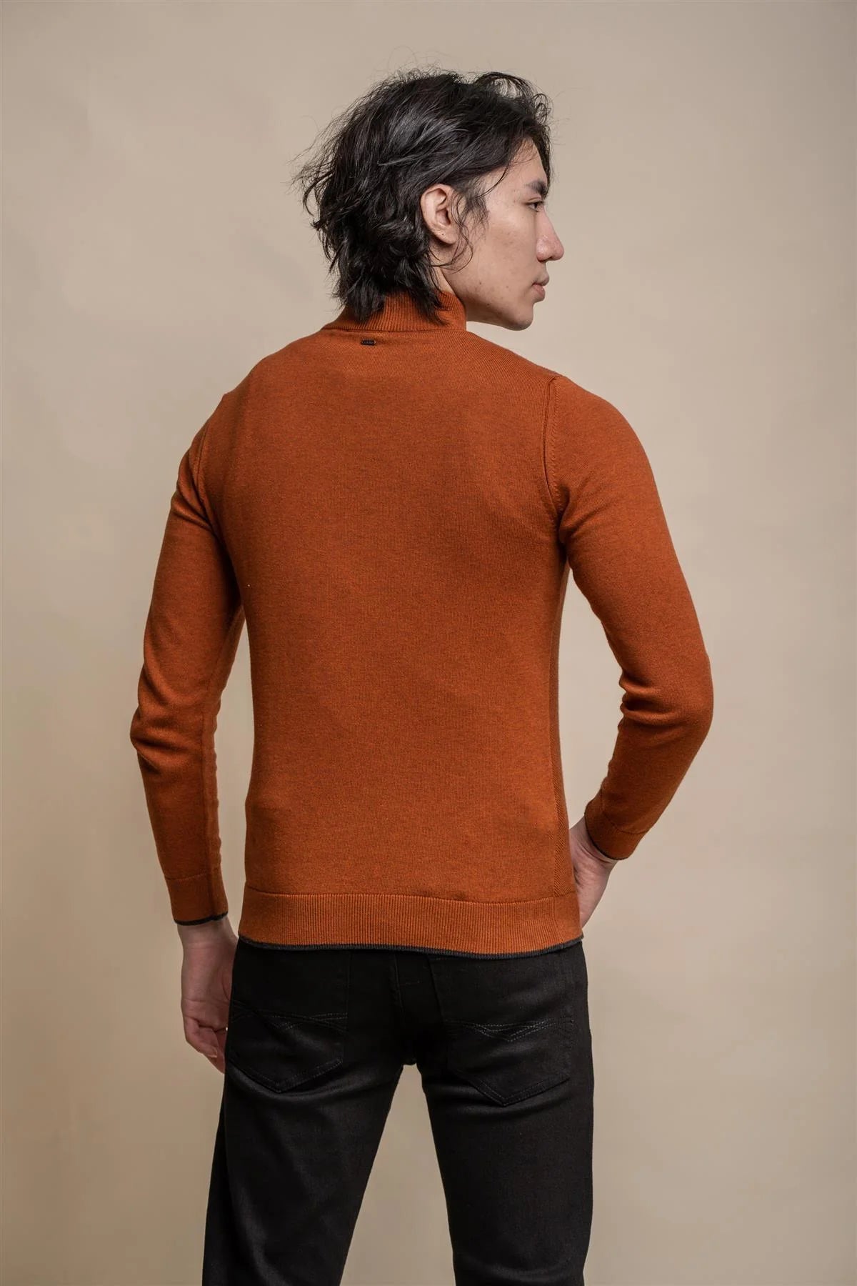 Kyle Rustic - Pullover Heren met Rits - Cavani