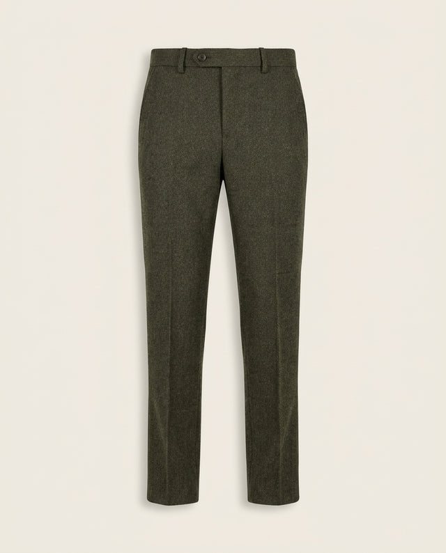CASTLESON Chief - Pantalon Olive Tweed